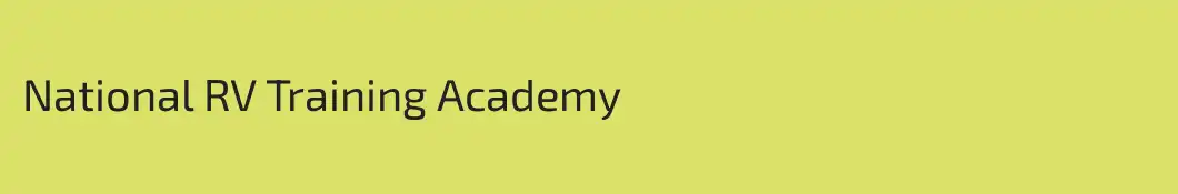 National RV Training Academy